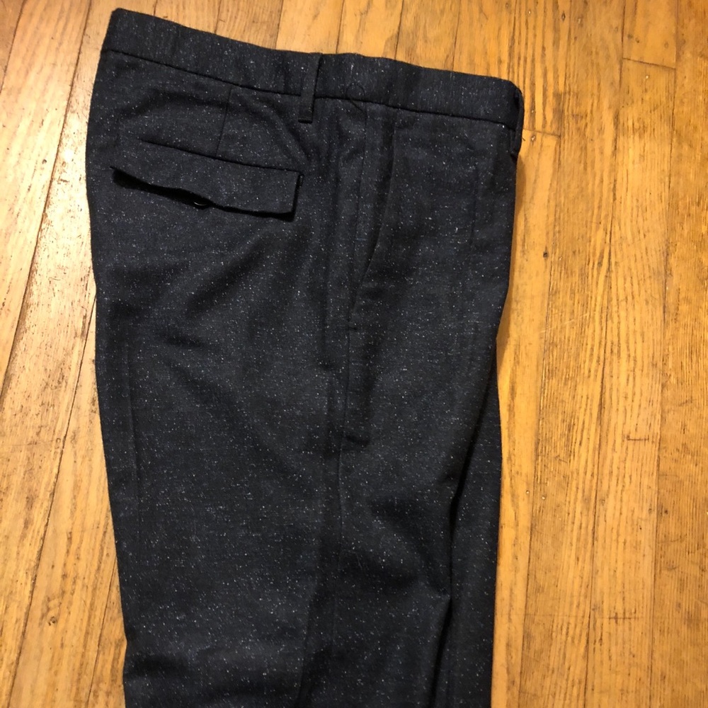 Theory silk/wool trousers